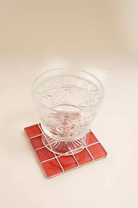 Subtle Art Studios Solid Glass Tile Coaster
