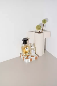 Subtle Art Studios Glass Tile Checkered Cube