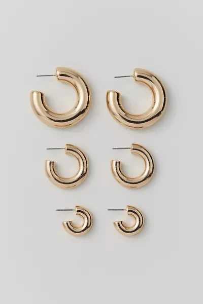 Chubby Hoop Earring Set