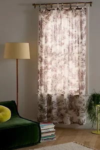 Frog Toile Window Panel