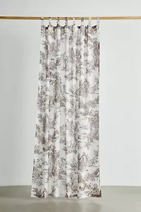Frog Toile Window Panel