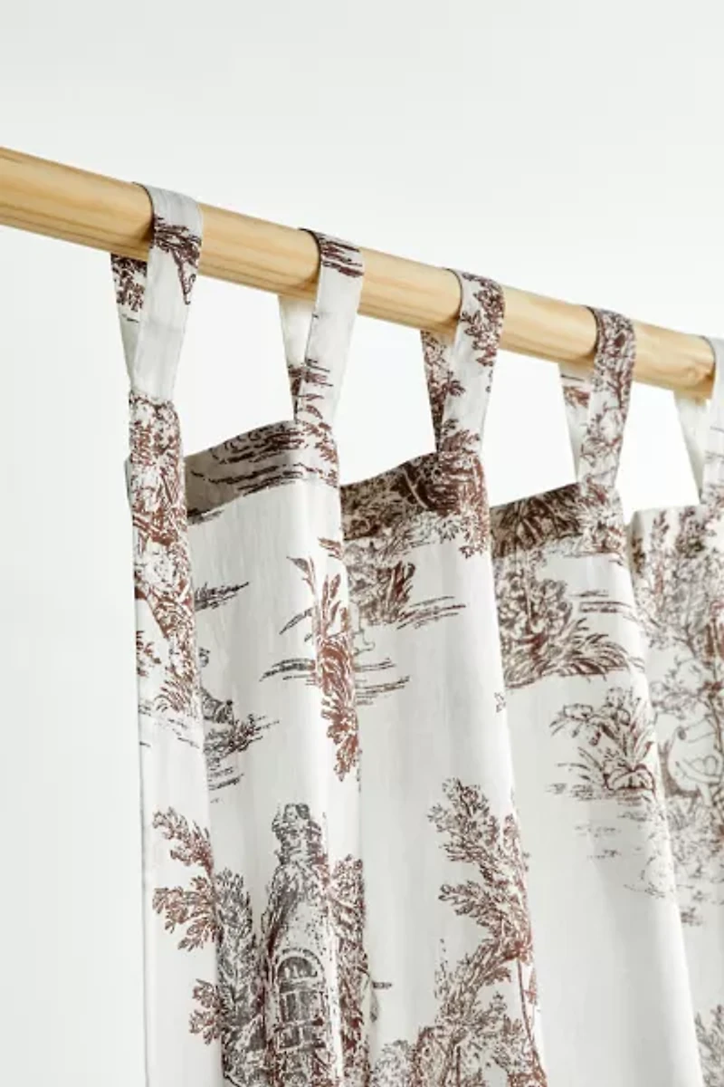 Frog Toile Window Panel