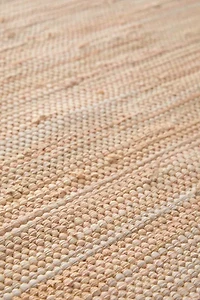 ReMADE By UO Remnants Solid Chindi Rug