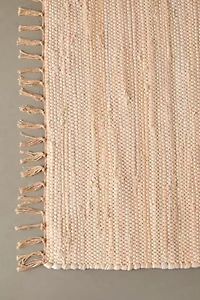 ReMADE By UO Remnants Solid Chindi Rug