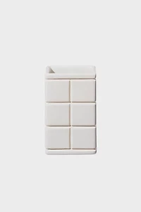 Puebco Ceramic Grid Toothbrush Stand