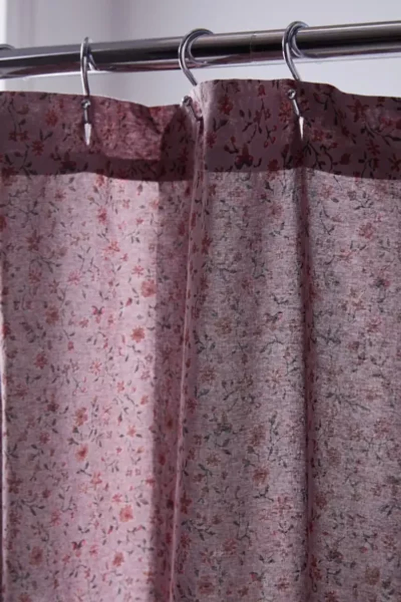 Clarissa Floral Vine Shower Curtain