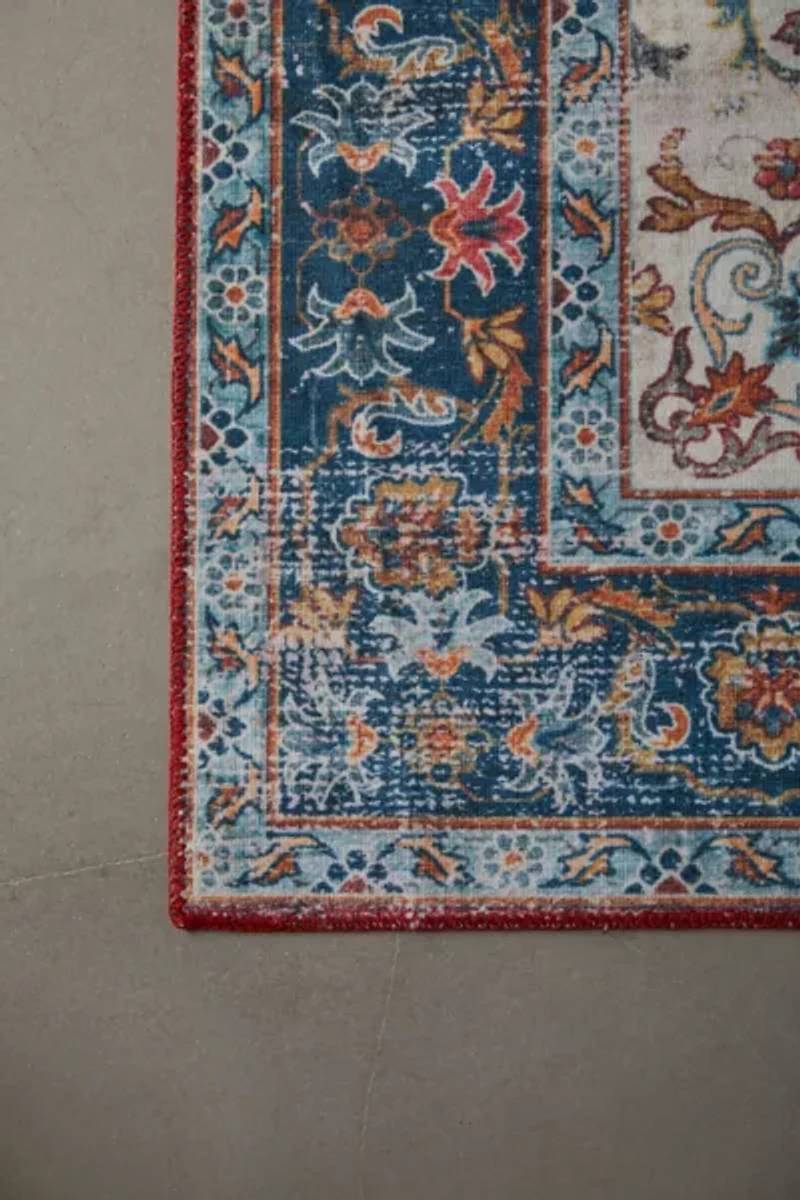 Rhea Medallion Washable Rug