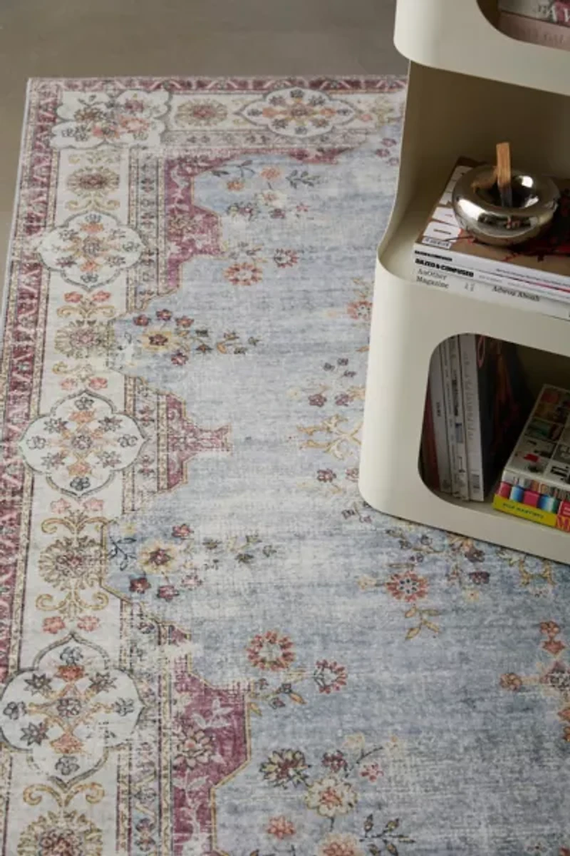 Orion Medallion Washable Rug