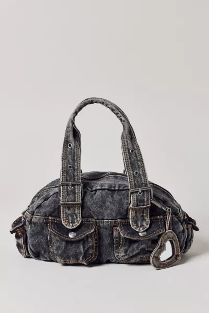 BDG Denim Duffle Shoulder Bag