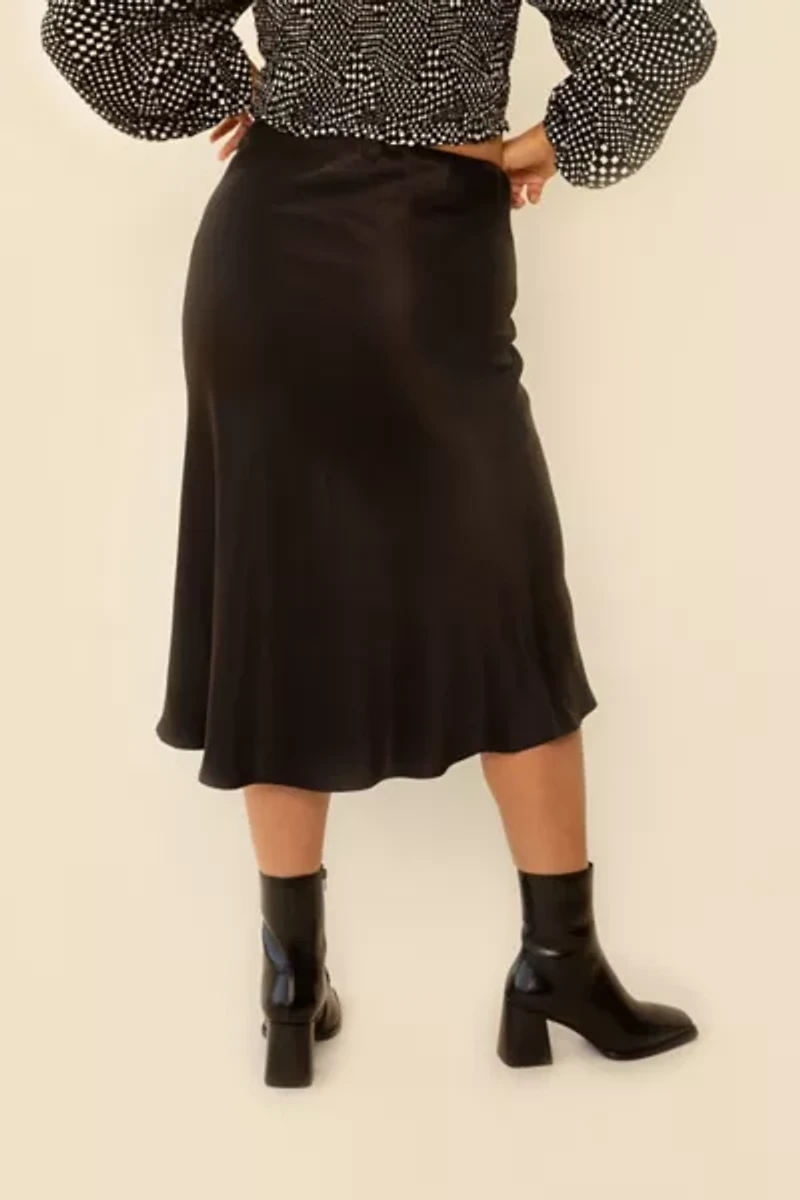 Whimsy + Row Donna Tencel Midi Skirt
