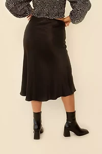 Whimsy + Row Donna Tencel Midi Skirt