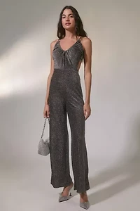 UO Sparkly Cut-Out Jumpsuit