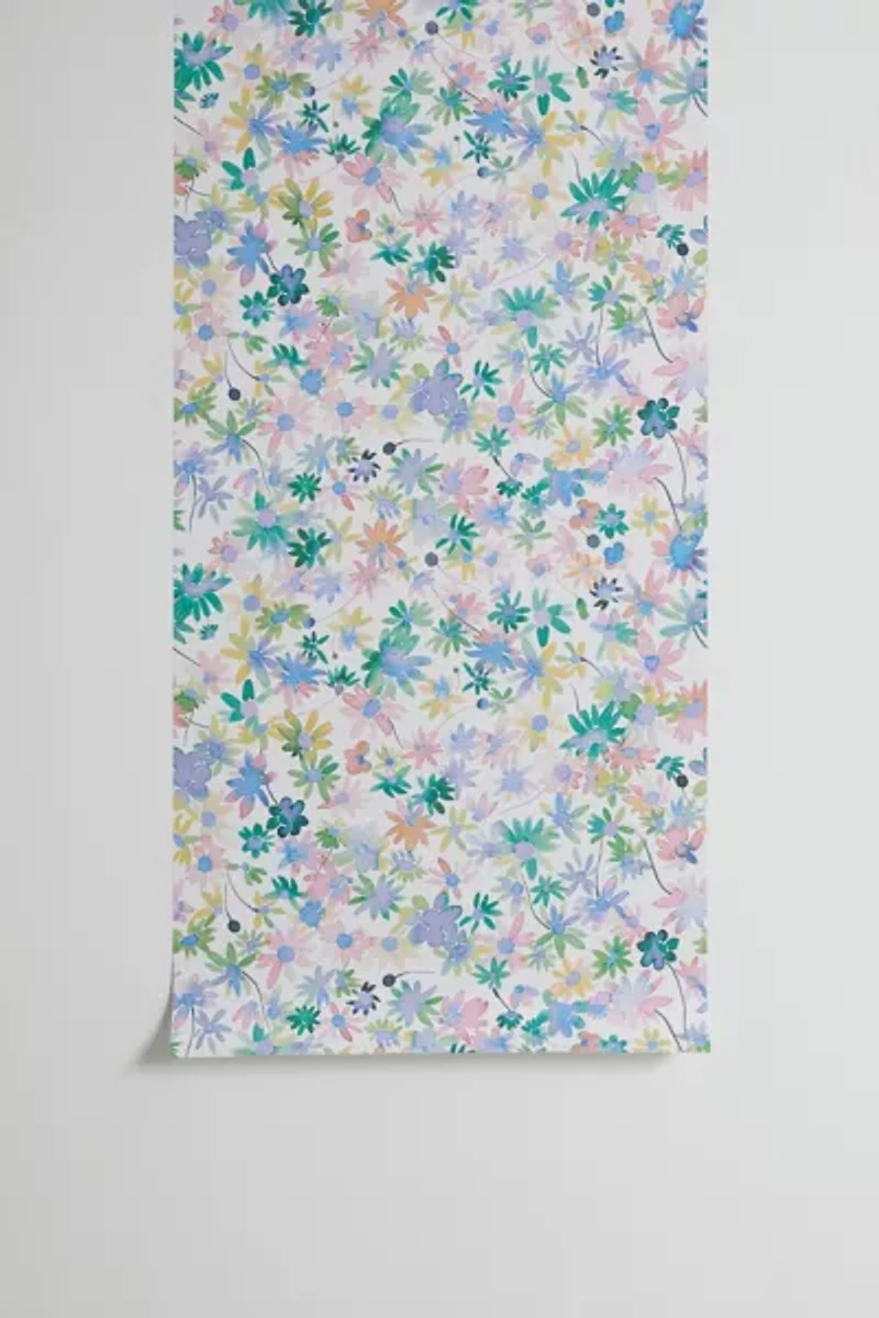 Ninola Design Daisies Spring Blooms Removable Wallpaper