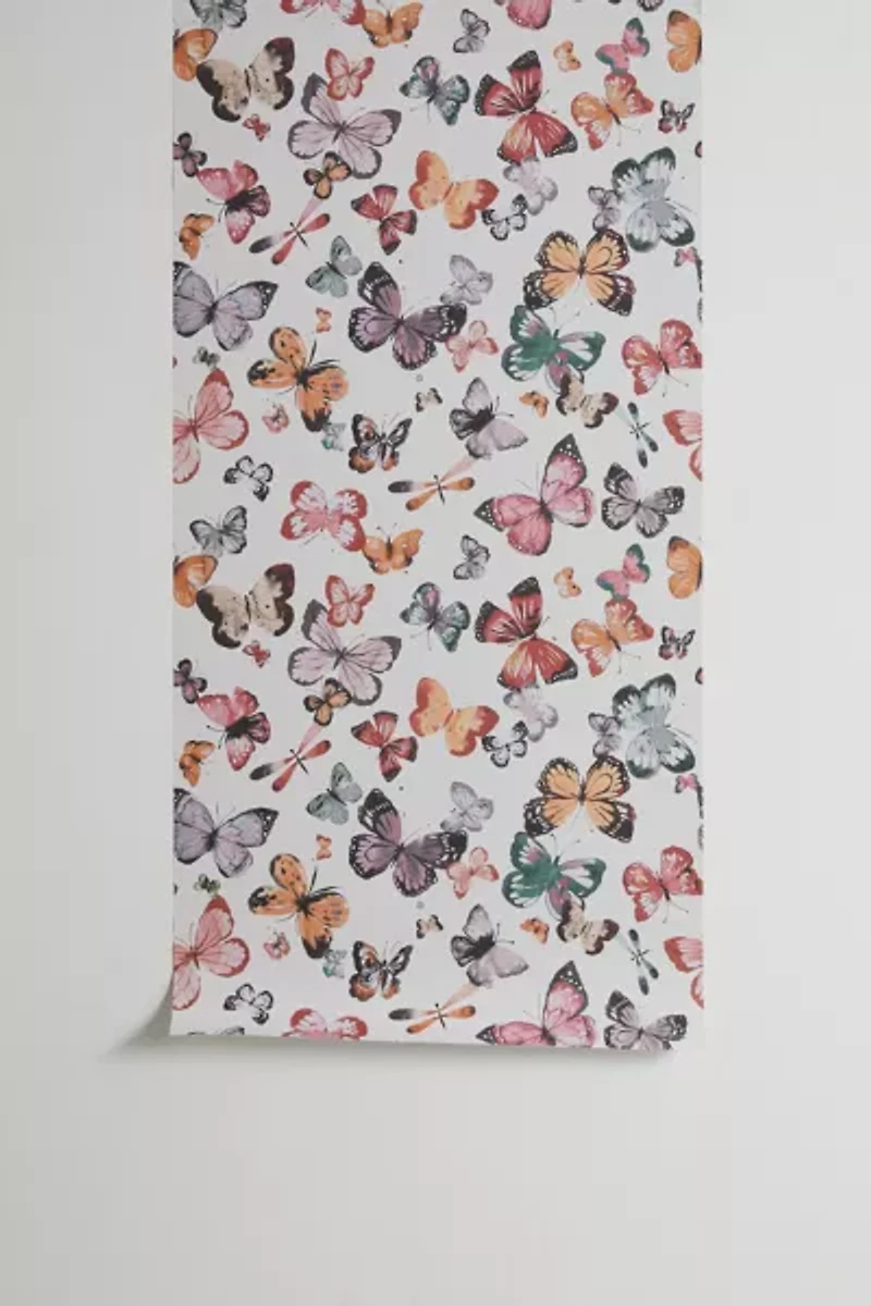 Ninola Design Butterfly Wings Countryside Removable Wallpaper
