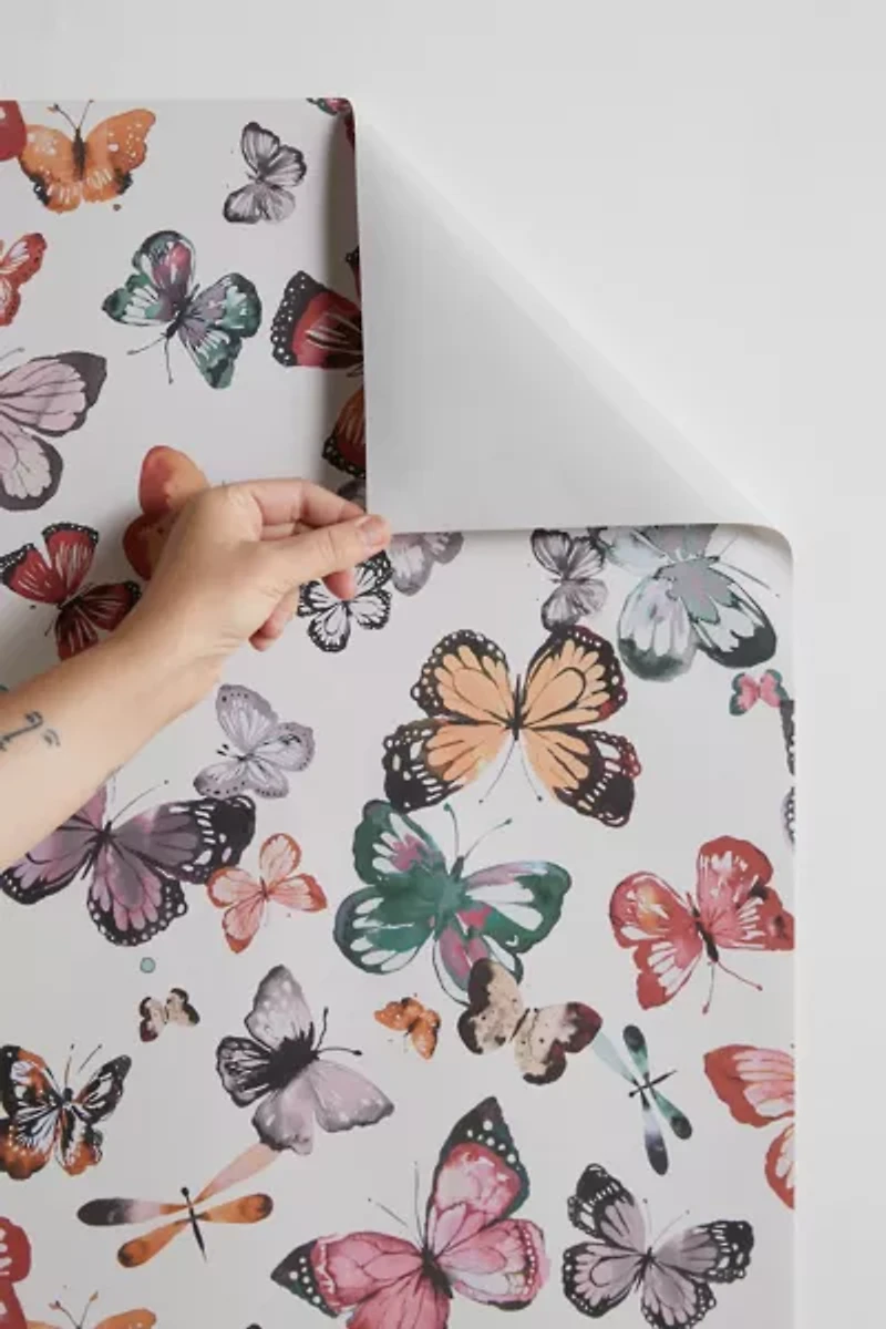 Ninola Design Butterfly Wings Countryside Removable Wallpaper