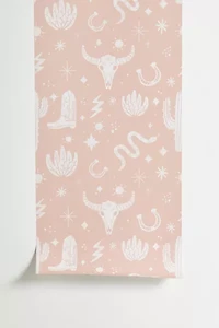trajeado14 Cowboy Western Boho Earthy Pattern Removable Wallpaper