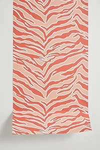 SILVERPEGASUS Tiger Print Removable Wallpaper