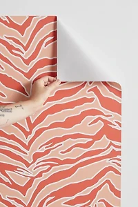 SILVERPEGASUS Tiger Print Removable Wallpaper