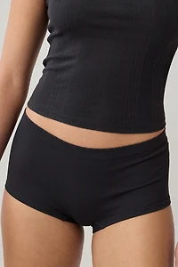 Out From Under Ribbed Seamless Boyshort Undie