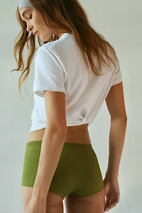 Out From Under Ribbed Seamless Boyshort Undie