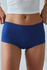 Out From Under Ribbed Seamless Boyshort Undie