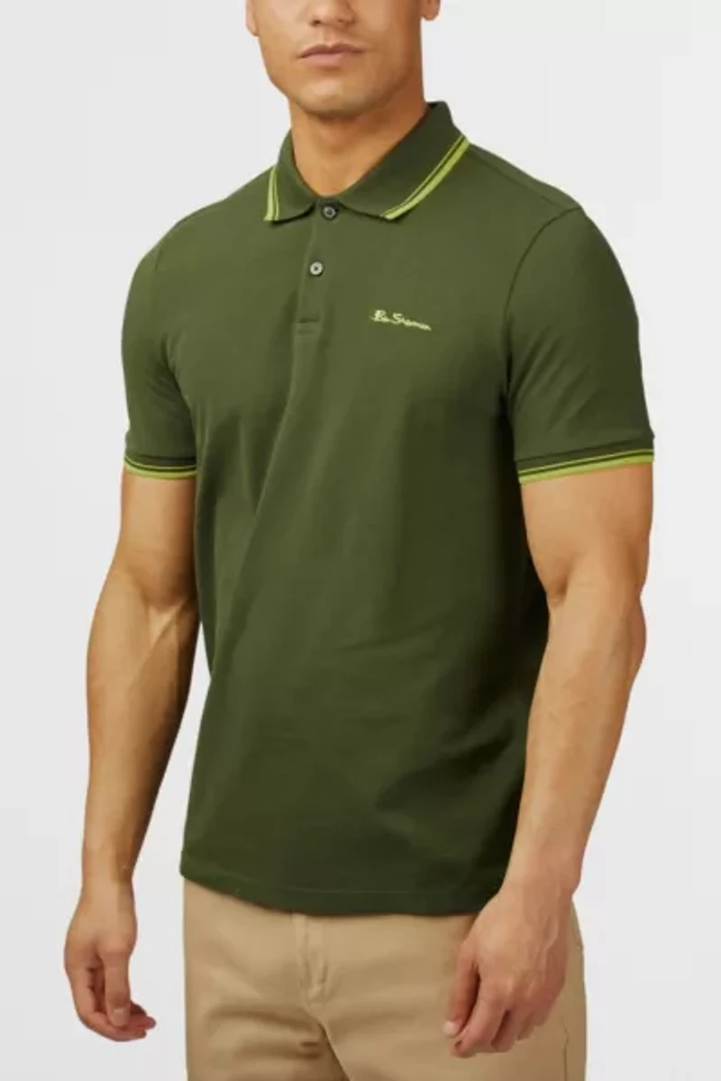 Ben Sherman Signature Cotton Pique Polo Shirt