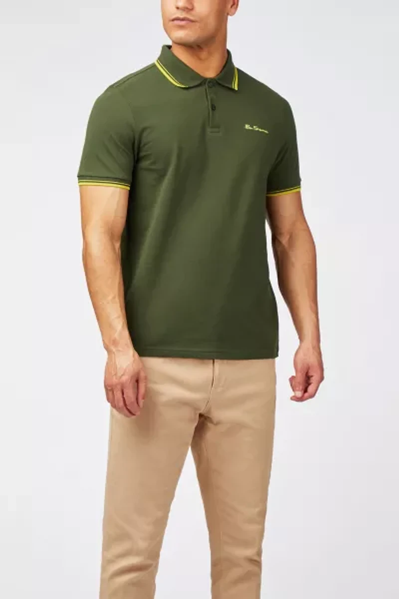 Ben Sherman Signature Cotton Pique Polo Shirt