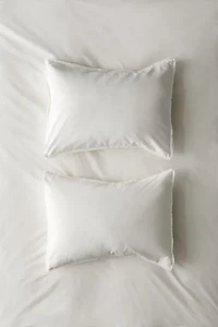 Breezy Cotton Percale Tassel Sham Set