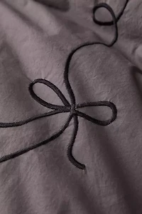 Lacey Bows Embroidered Duvet Cover