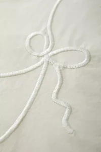 Lacey Bows Embroidered Duvet Cover
