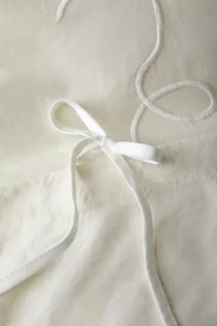 Lacey Bows Embroidered Duvet Cover