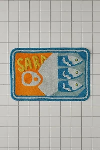 Sardine Tin Plush Tufted Bath Mat