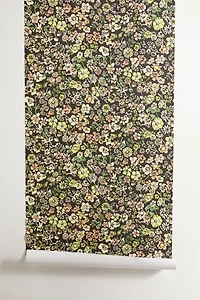 UO Home Abigail Floral Removable Wallpaper