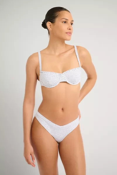 Onia Marilyn Ruffled Underwire Bikini Top