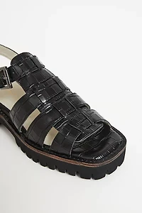 Intentionally Blank Haddie Leather Fisherman Sandal