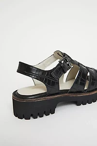Intentionally Blank Haddie Leather Fisherman Sandal