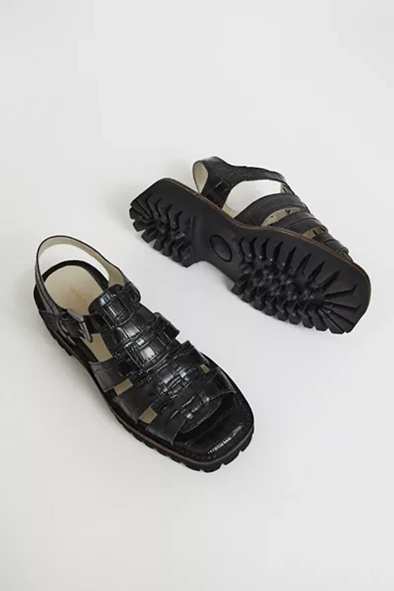 Intentionally Blank Haddie Leather Fisherman Sandal