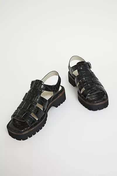 Intentionally Blank Haddie Leather Fisherman Sandal