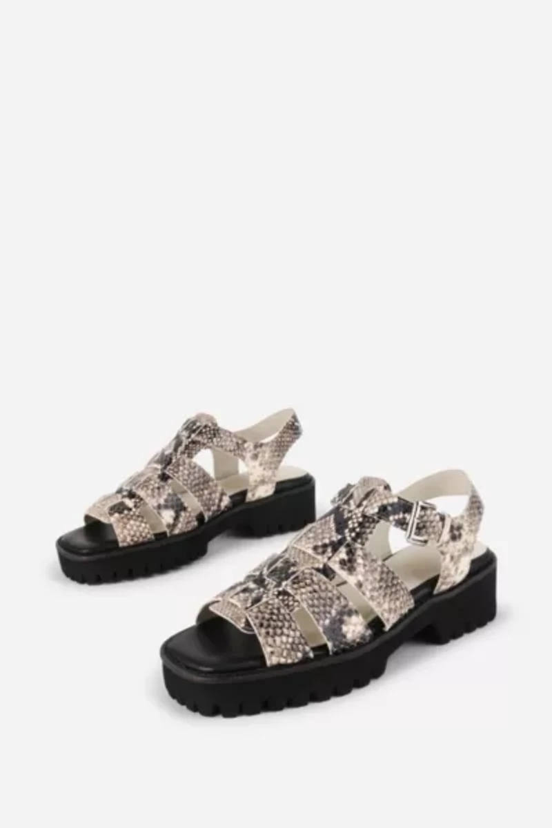 Intentionally Blank Haddie Leather Fisherman Sandal