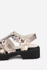 Intentionally Blank Haddie Leather Fisherman Sandal