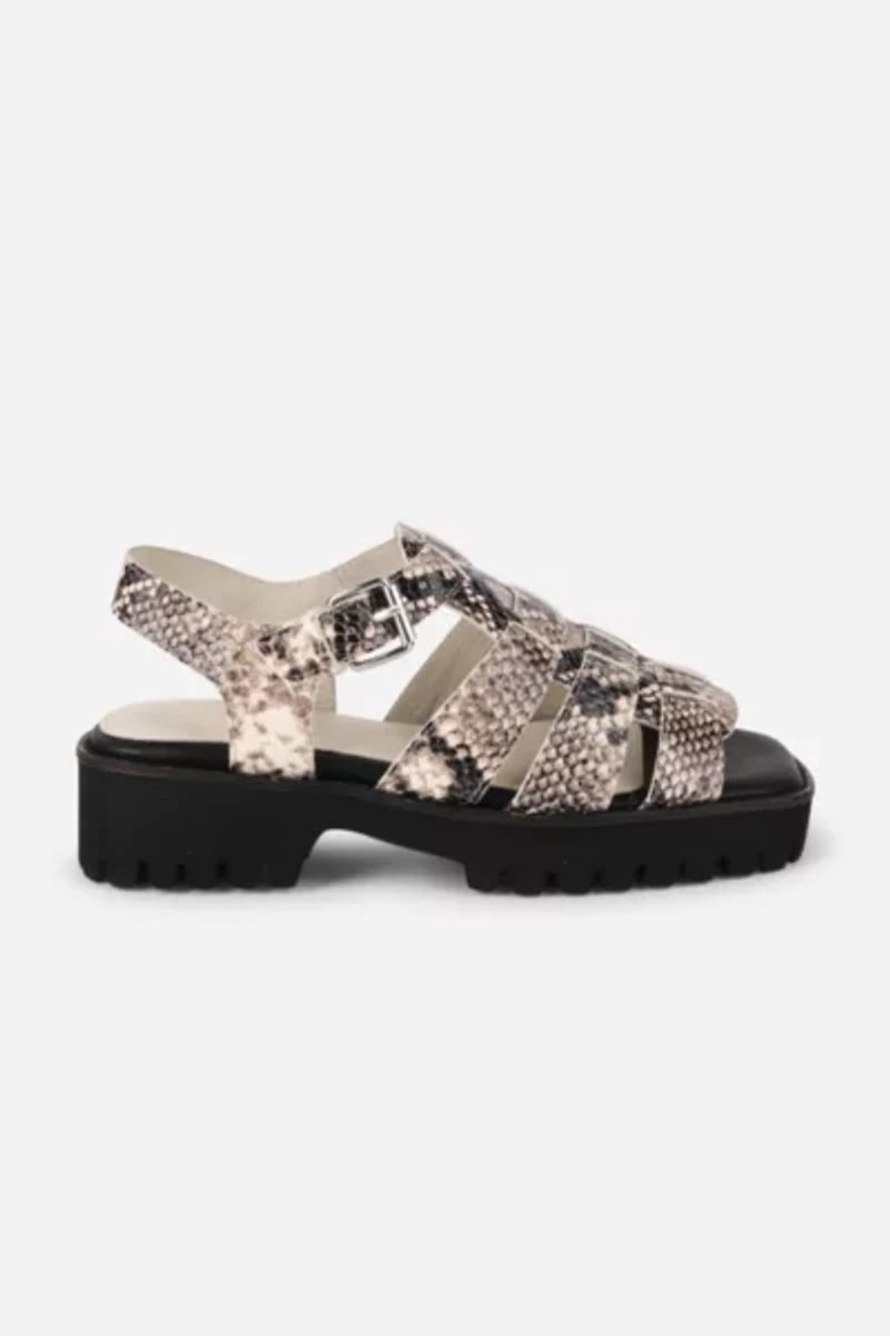 Intentionally Blank Haddie Leather Fisherman Sandal