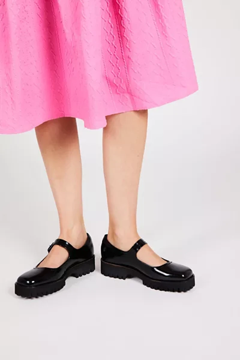 Intentionally Blank Veronica Leather Platform Mary Jane