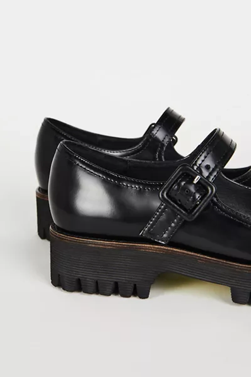 Intentionally Blank Veronica Leather Platform Mary Jane