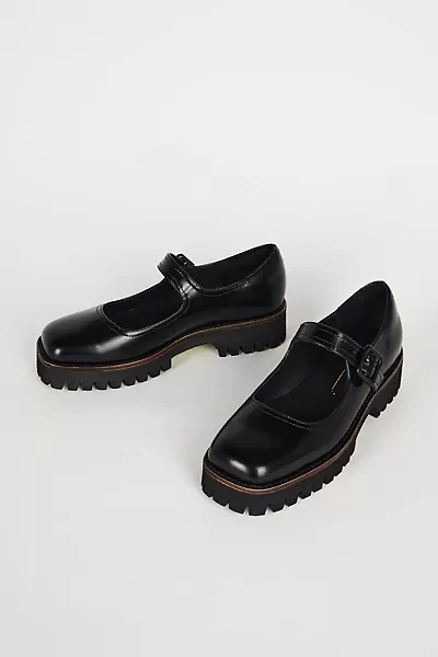 Intentionally Blank Veronica Leather Platform Mary Jane
