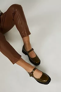 Intentionally Blank Veronica Leather Platform Mary Jane