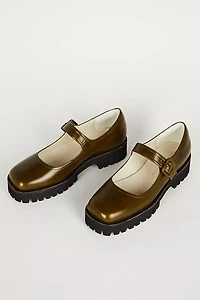 Intentionally Blank Veronica Leather Platform Mary Jane