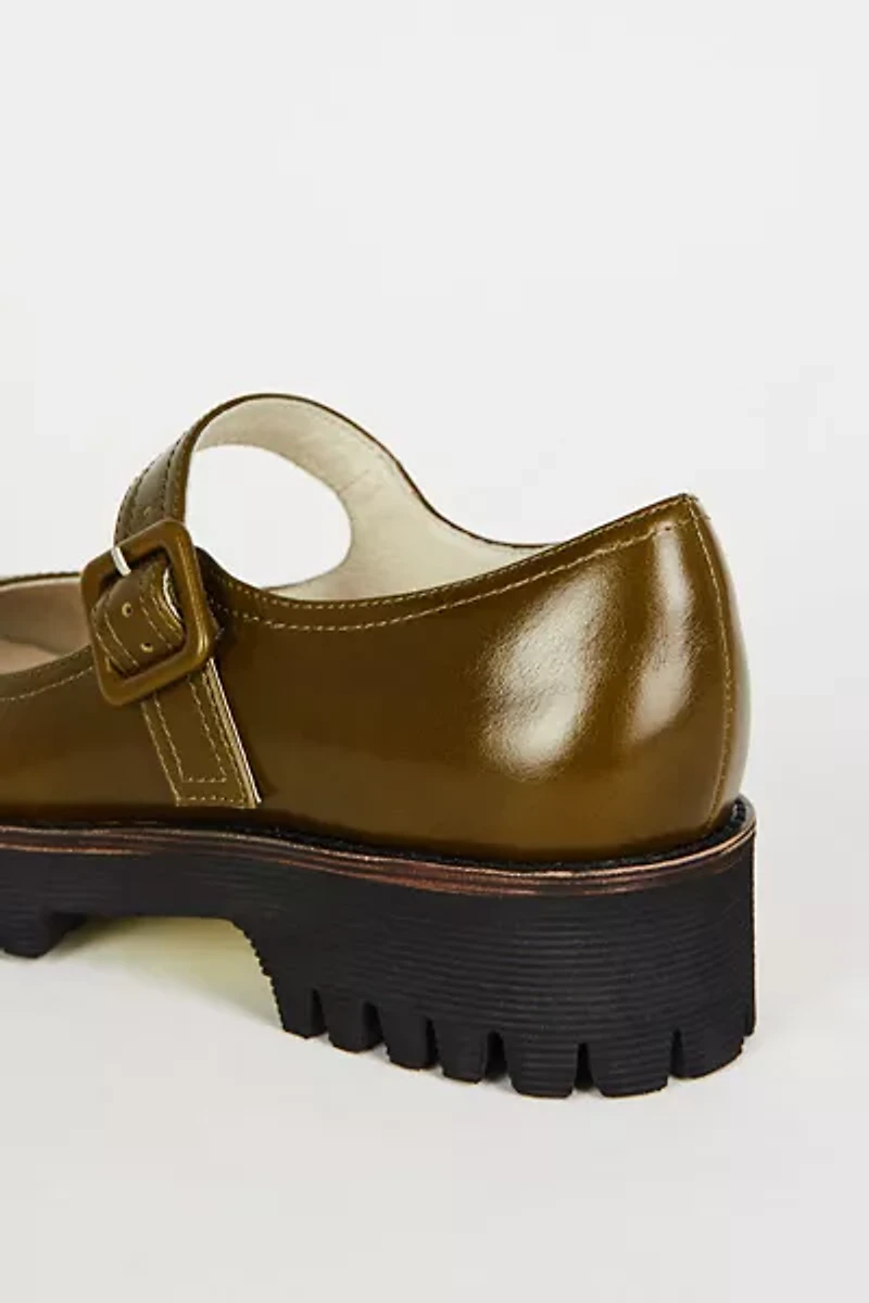 Intentionally Blank Veronica Leather Platform Mary Jane