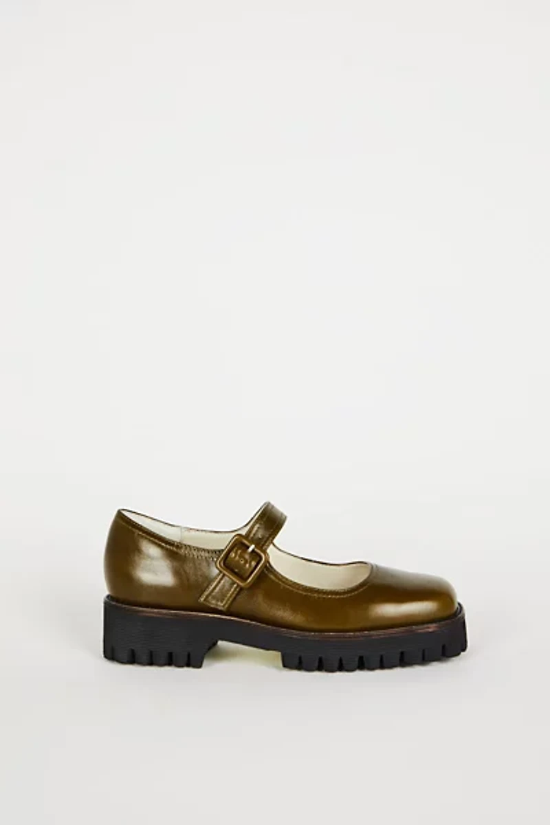 Intentionally Blank Veronica Leather Platform Mary Jane