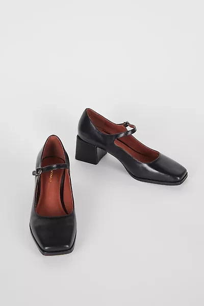 Intentionally Blank Christopher Leather Mary Jane Heel