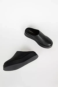 Intentionally Blank Risen Leather Platform Mule